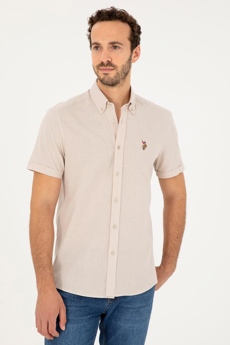 Erkek Taş Kısa Kollu Gömlek - 50282582044