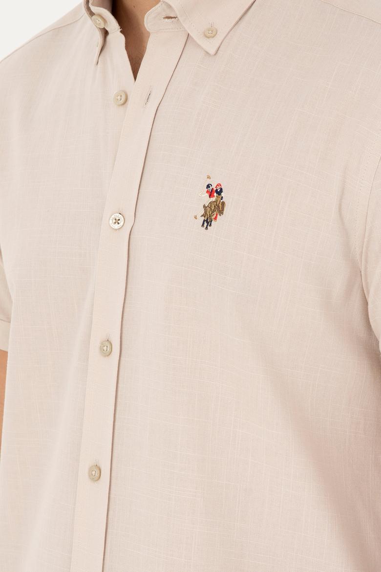 Erkek Taş Kısa Kollu Gömlek - 50282582044