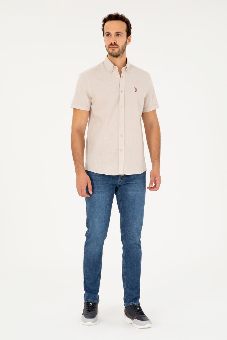 Erkek Taş Kısa Kollu Gömlek - 50282582044