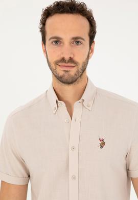 Erkek Taş Kısa Kollu Gömlek - 50282582044