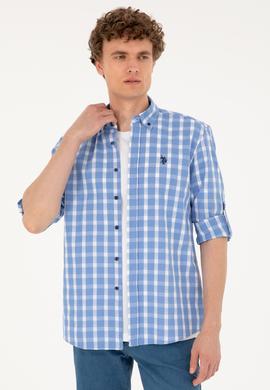 Erkek Lacivert Uzun Kollu Gömlek - 50288665024