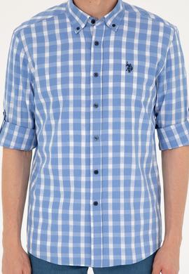 Erkek Lacivert Uzun Kollu Gömlek - 50288665024