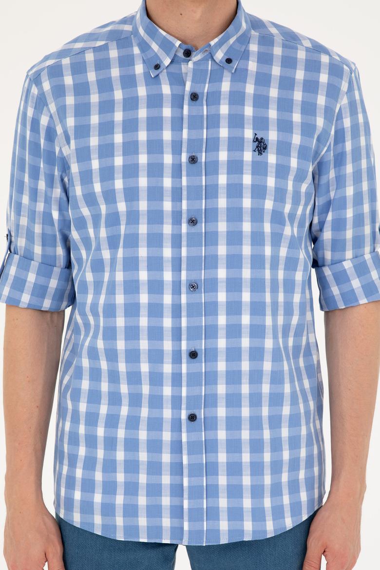 Erkek Lacivert Uzun Kollu Gömlek - 50288665024