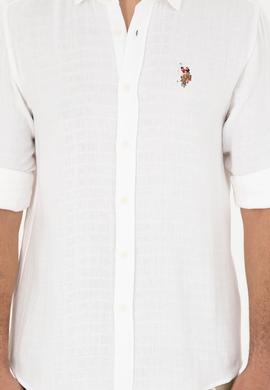 Erkek Beyaz Uzun Kollu Gömlek - 50283723021