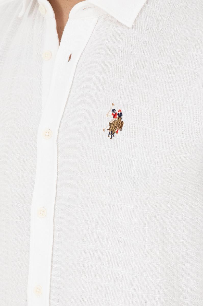 Erkek Beyaz Uzun Kollu Gömlek