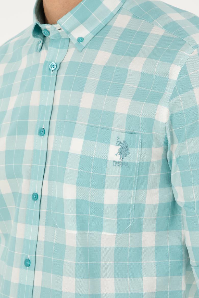 Erkek Mint Uzun Kollu Gömlek - 50282893023