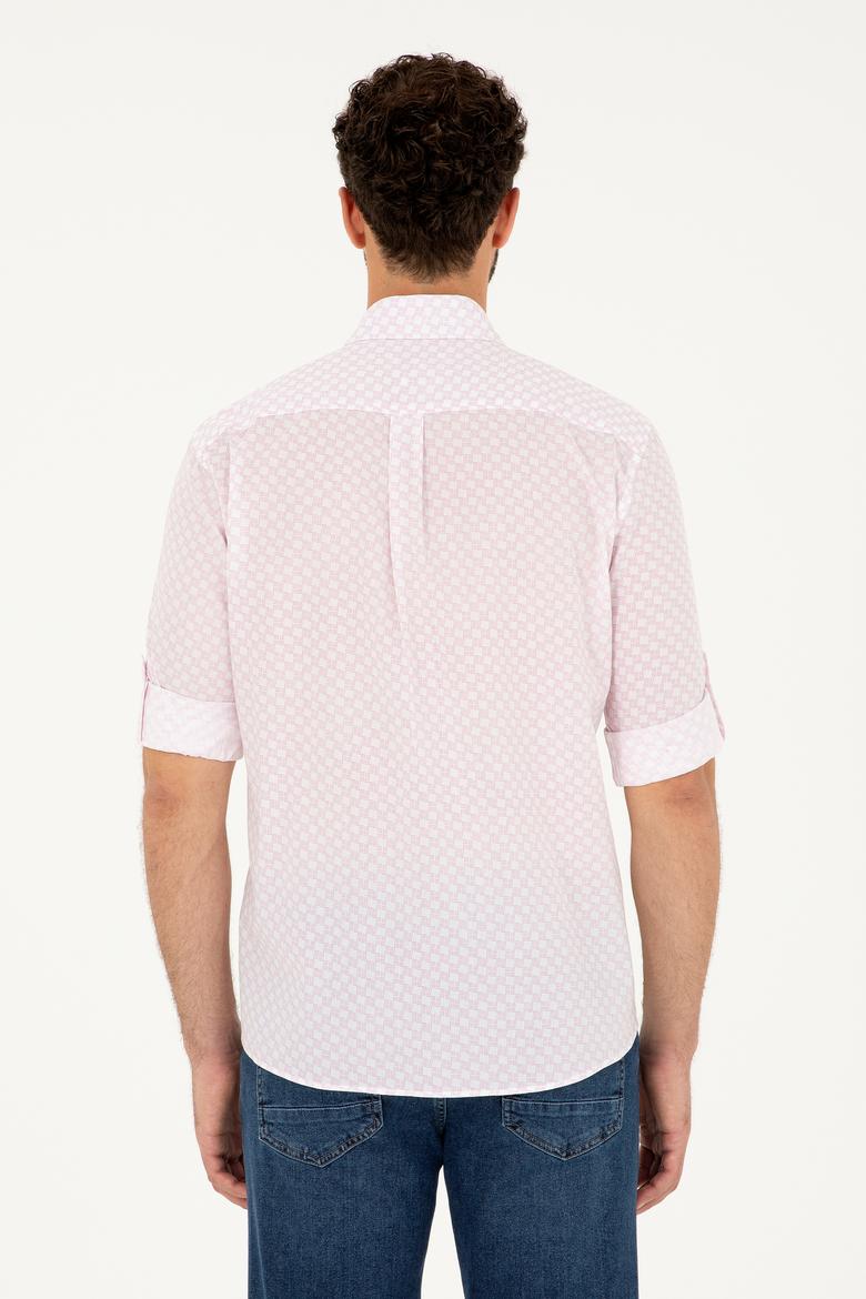 Erkek Menekşe Uzun Kollu Gömlek - 50282861005