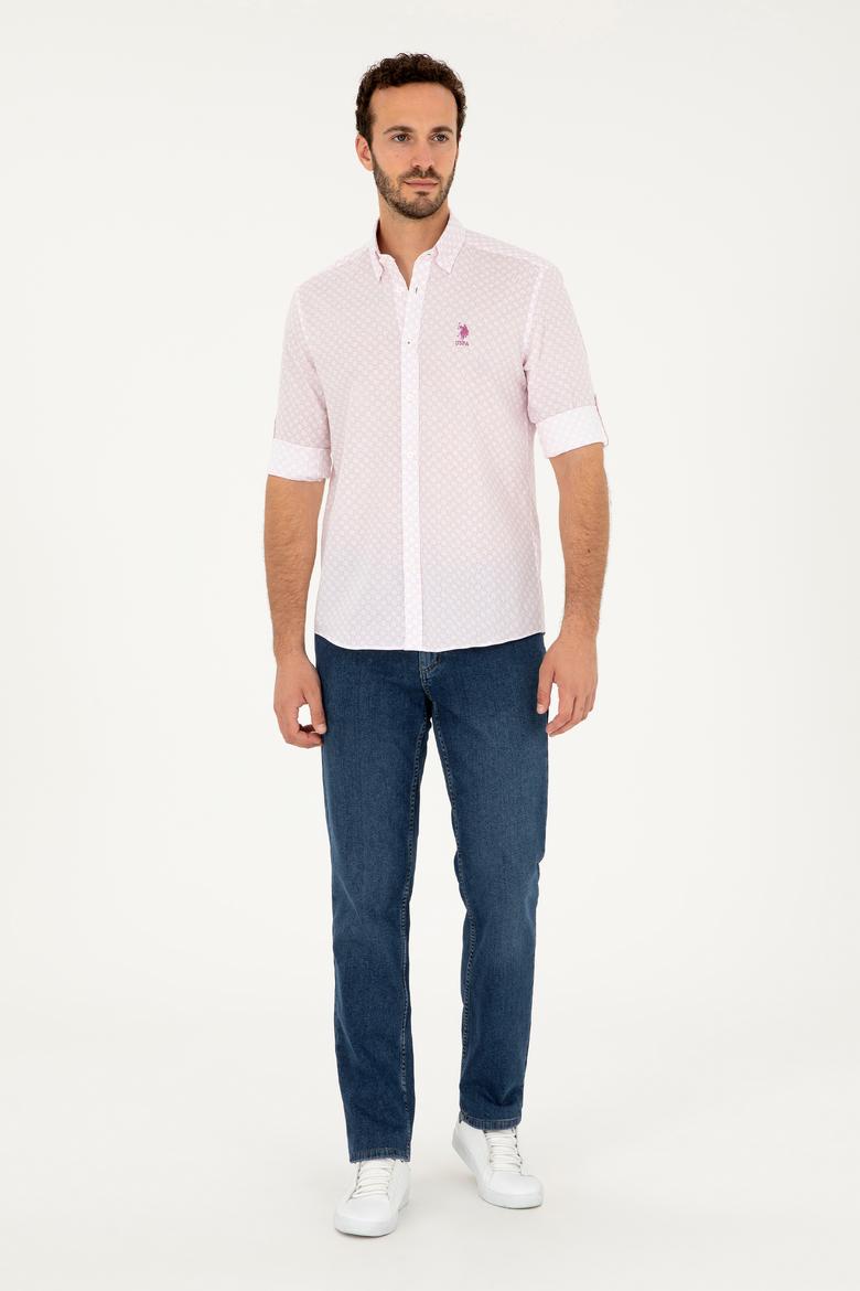 Erkek Menekşe Uzun Kollu Gömlek - 50282861005