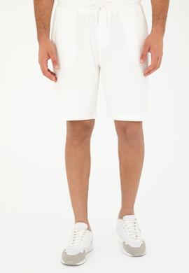 Erkek Ekru Örme Şort - 50282010049