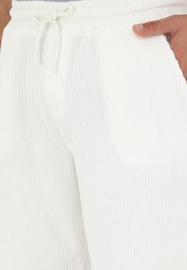 Erkek Ekru Örme Şort - 50282010049