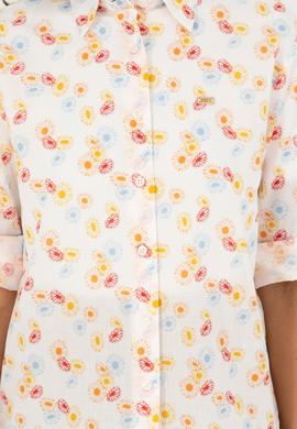 Kadın Kiremit Uzun Kollu Gömlek - 50280965011