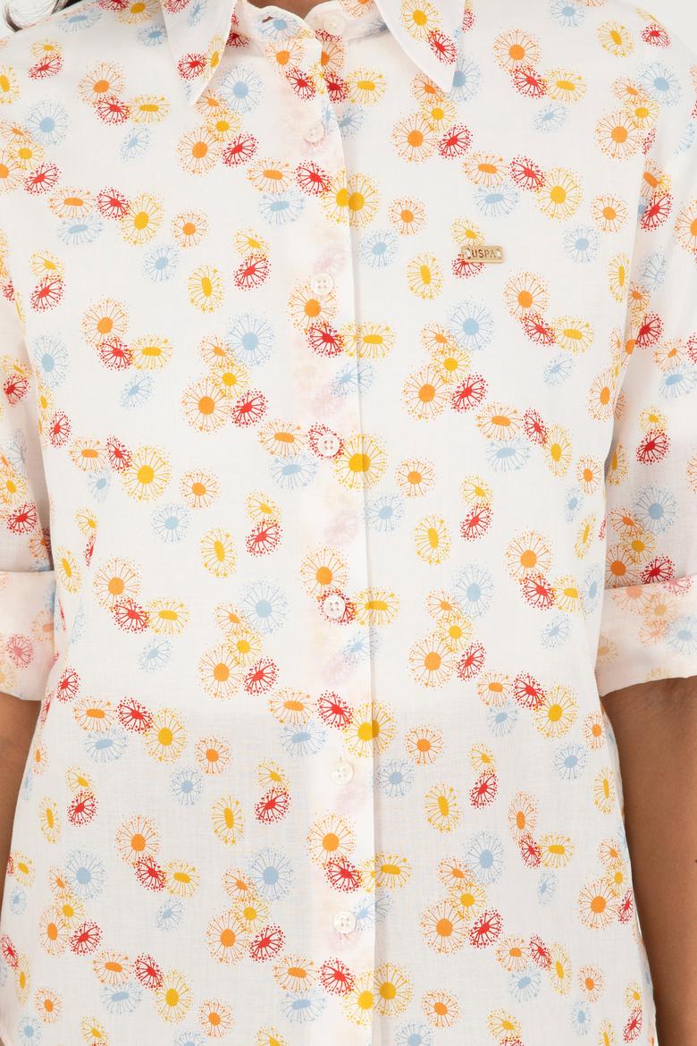 Kadın Kiremit Uzun Kollu Gömlek - 50280965011