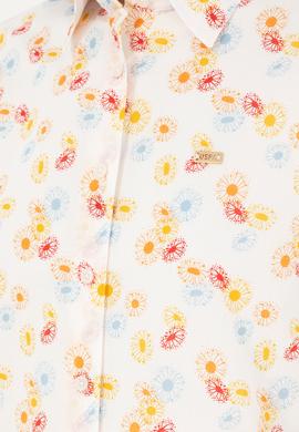 Kadın Kiremit Uzun Kollu Gömlek - 50280965011