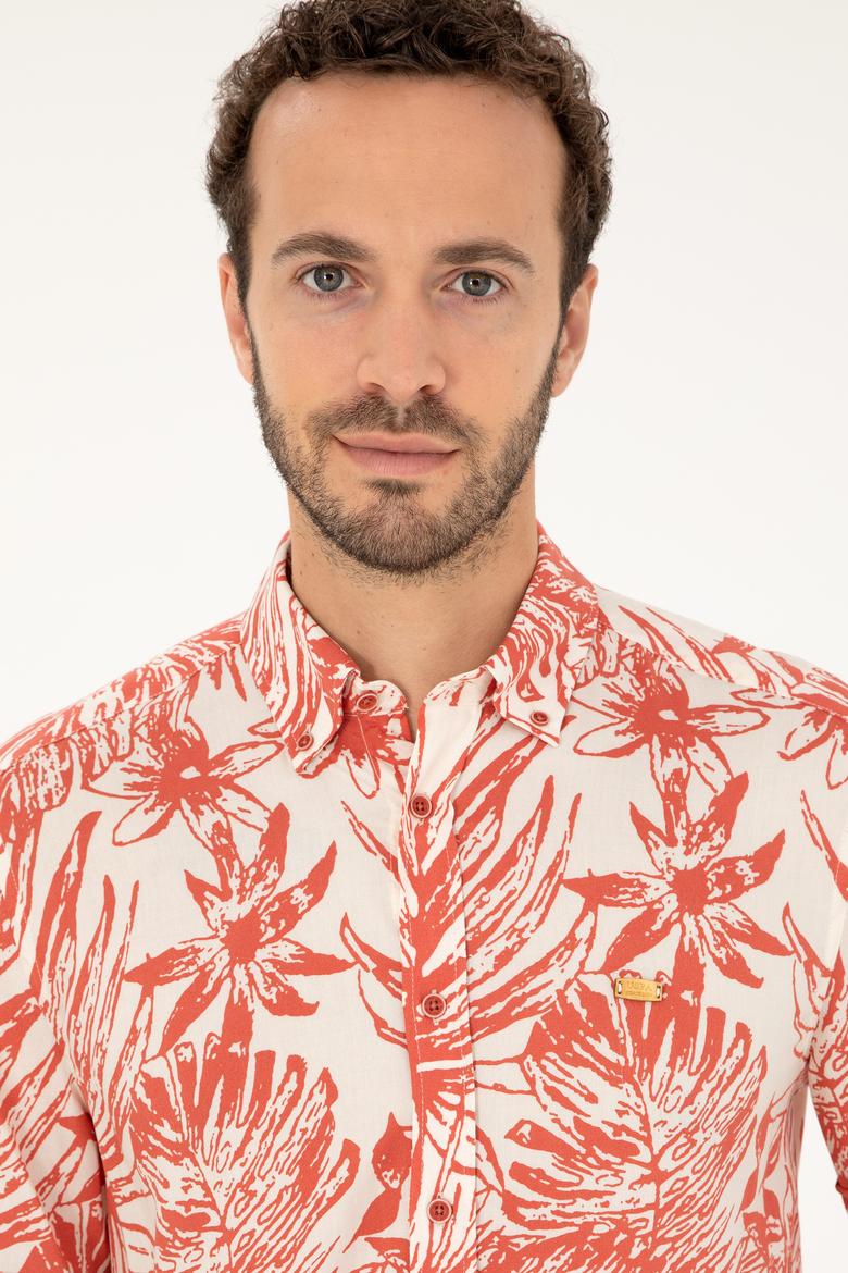 Erkek Pudra Kısa Kollu Gömlek - 50283666014