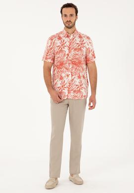 Erkek Pudra Kısa Kollu Gömlek - 50283666014