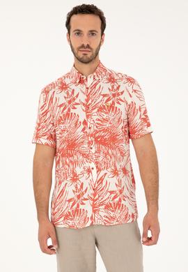 Erkek Pudra Kısa Kollu Gömlek - 50283666014