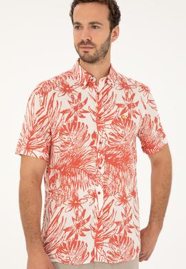 Erkek Pudra Kısa Kollu Gömlek - 50283666014