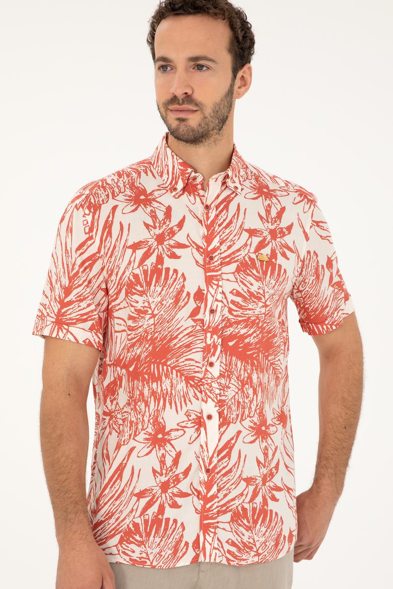 Erkek Pudra Kısa Kollu Gömlek - 50283666014