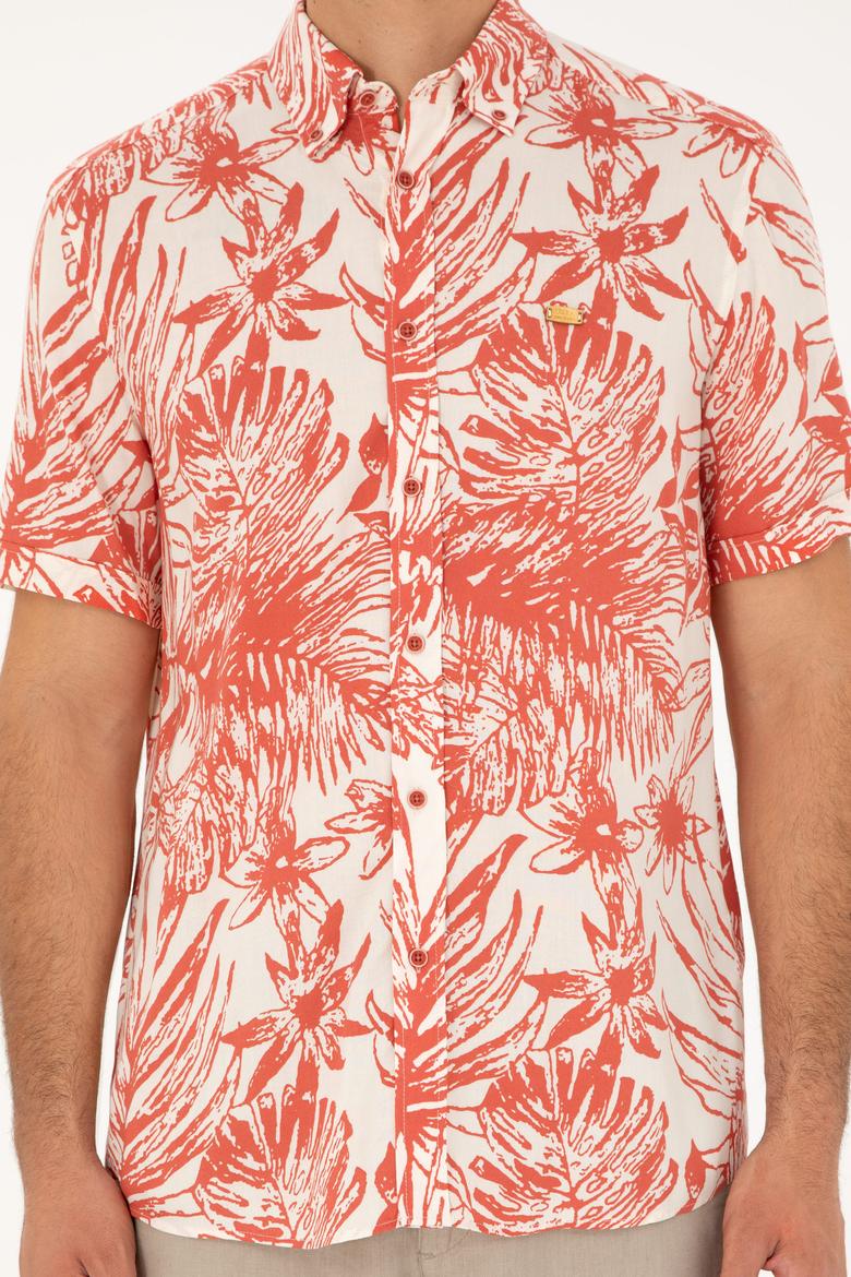 Erkek Pudra Kısa Kollu Gömlek - 50283666014