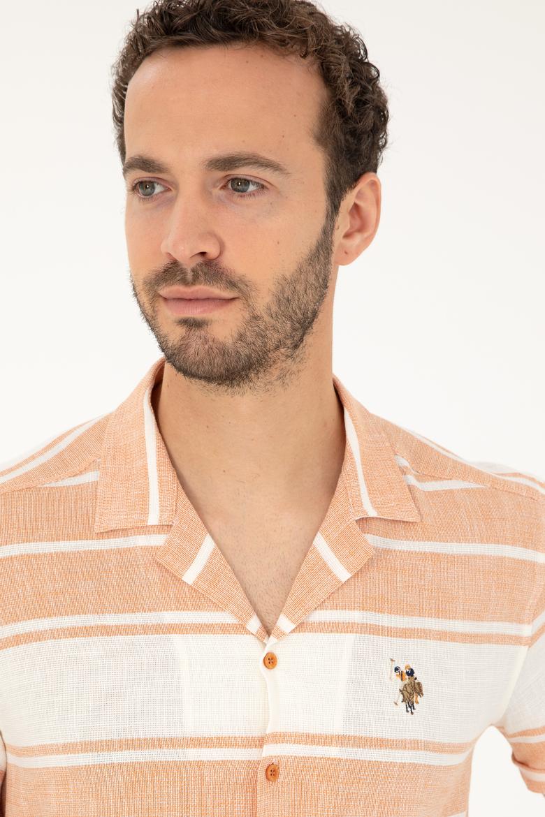 Erkek Kiremit Kısa Kollu Gömlek - 50283784016