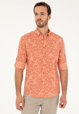 Erkek Pudra Uzun Kollu Gömlek - 50283356016