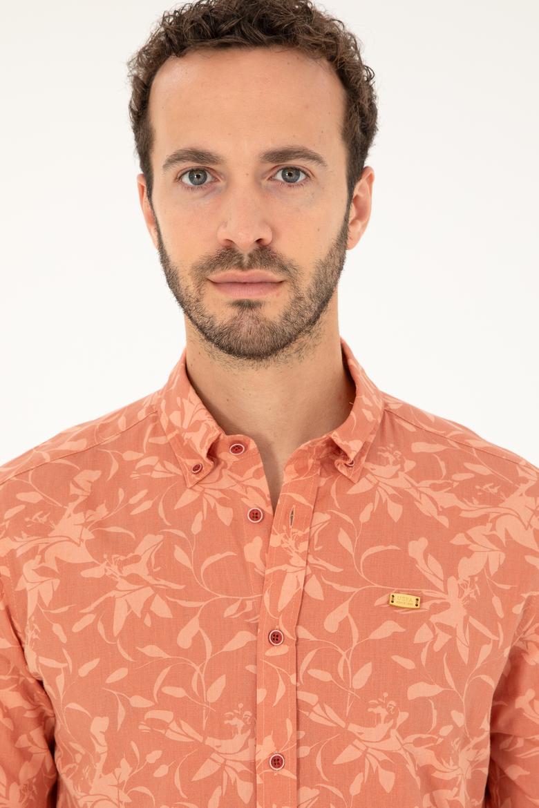 Erkek Pudra Uzun Kollu Gömlek - 50283356016