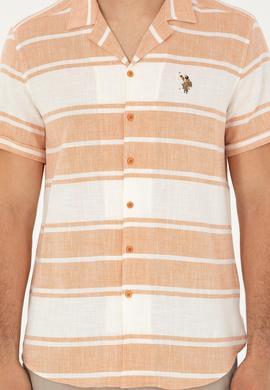 Erkek Kiremit Kısa Kollu Gömlek - 50283784016