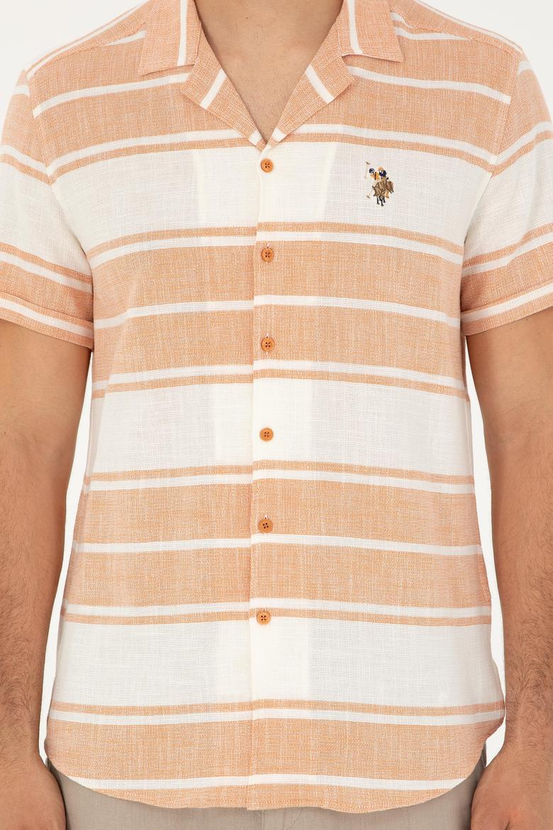 Erkek Kiremit Kısa Kollu Gömlek - 50283784016