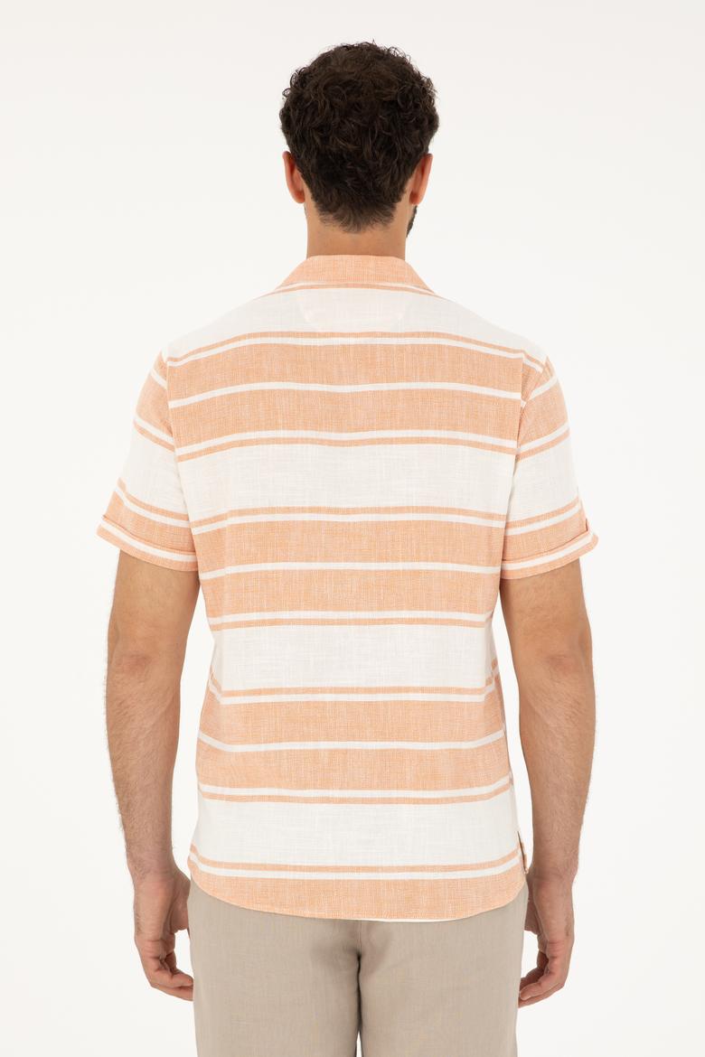 Erkek Kiremit Kısa Kollu Gömlek - 50283784016