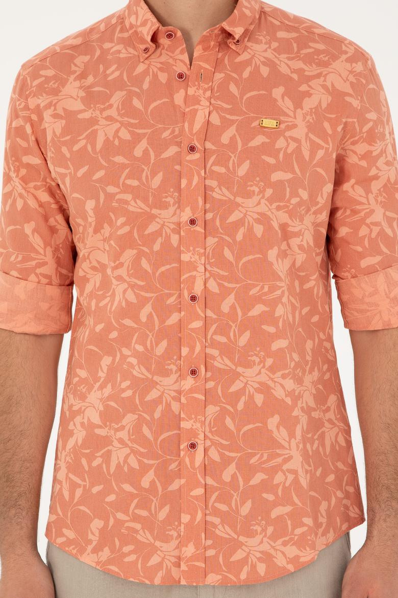 Erkek Pudra Uzun Kollu Gömlek - 50283356016