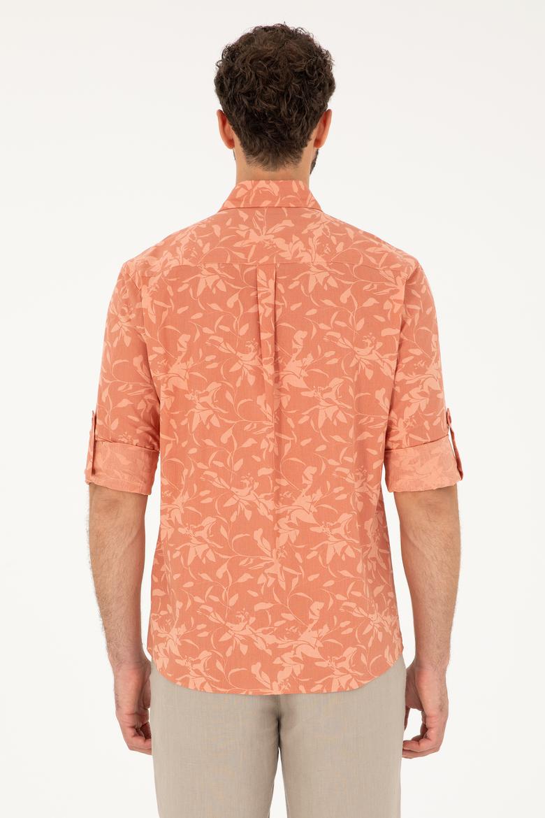 Erkek Pudra Uzun Kollu Gömlek - 50283356016