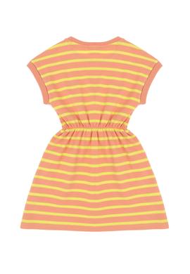 Kız Çocuk Somon Kolsuz Örme Elbise - 50288064023