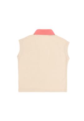 Kız Çocuk Krem Polo Yaka Tişört - 50288435033