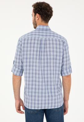 Erkek Lacivert Uzun Kollu Gömlek - 50282806004