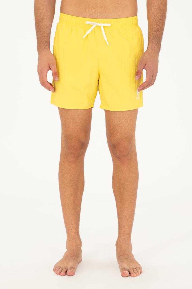 Erkek Sarı Deniz Şortu