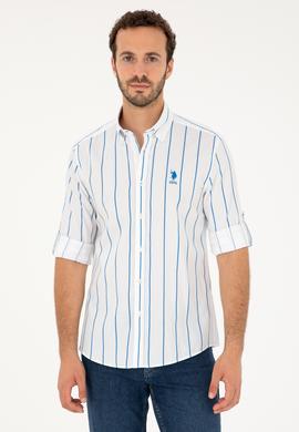 Erkek Saks Uzun Kollu Gömlek - 50282881014