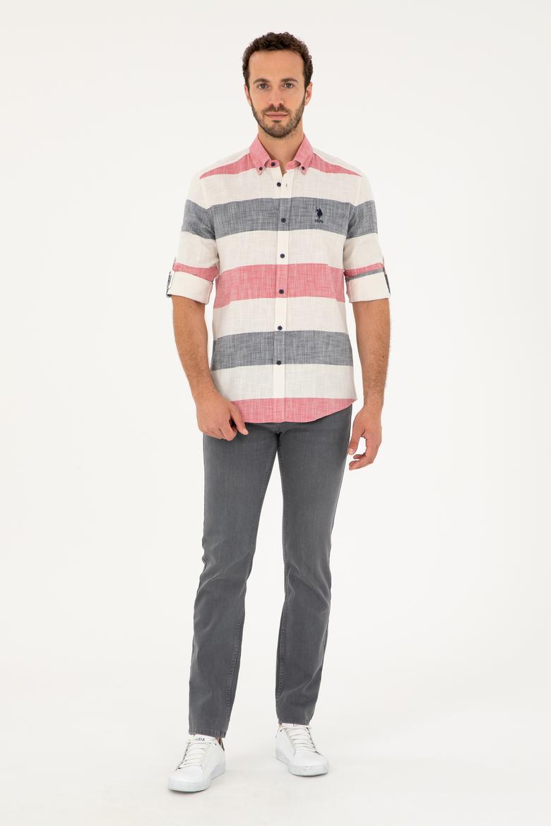 Erkek Lacivert Uzun Kollu Gömlek - 50283348003