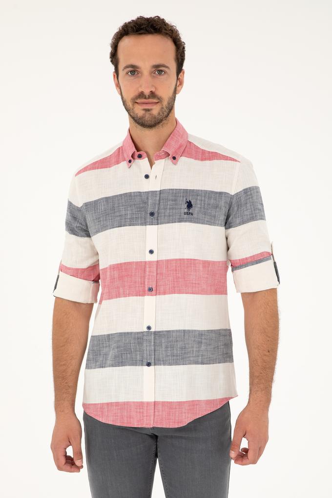 Erkek Lacivert Uzun Kollu Gömlek