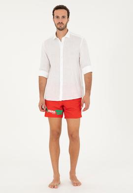 Erkek Kırmızı Deniz Şortu - 50283463012