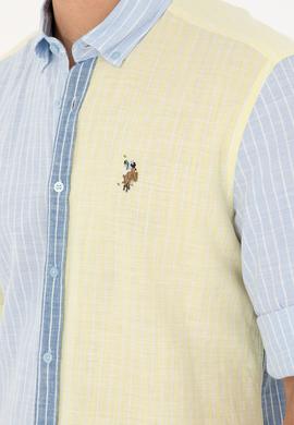 Erkek Açık Mavi Uzun Kollu Gömlek - 50283814007