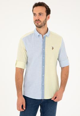 Erkek Açık Mavi Uzun Kollu Gömlek - 50283814007