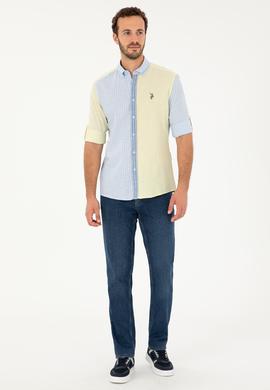 Erkek Açık Mavi Uzun Kollu Gömlek - 50283814007