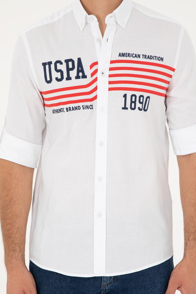 Erkek Beyaz Uzun Kollu Gömlek - 50284652013