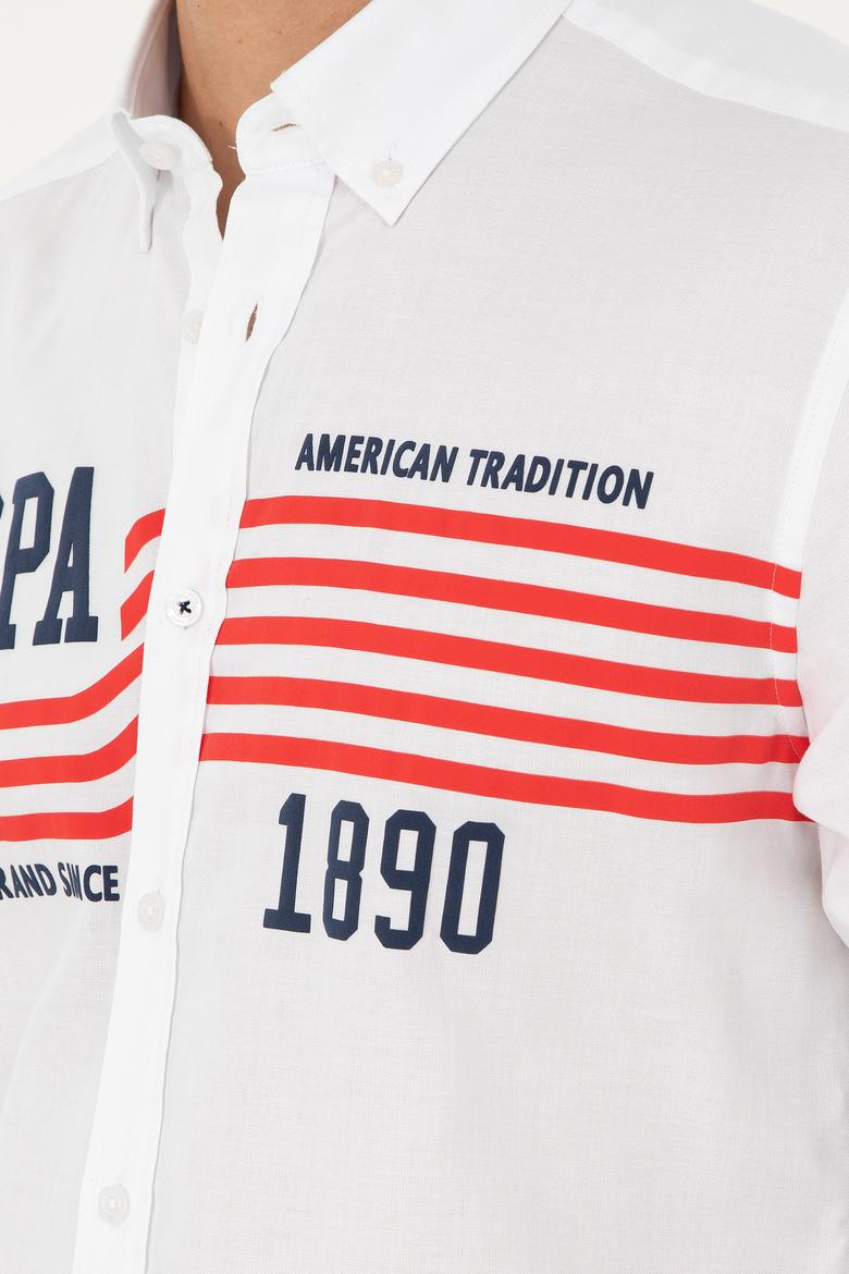 Erkek Beyaz Uzun Kollu Gömlek - 50284652013