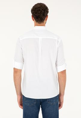 Erkek Beyaz Uzun Kollu Gömlek - 50284652013