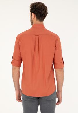 Erkek Pudra Uzun Kollu Gömlek - 50284626016