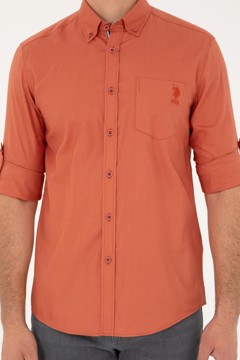 Erkek Pudra Uzun Kollu Gömlek - 50284626016