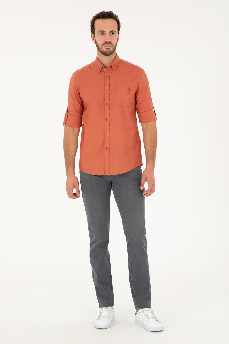 Erkek Pudra Uzun Kollu Gömlek - 50284626016