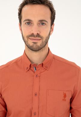 Erkek Pudra Uzun Kollu Gömlek - 50284626016