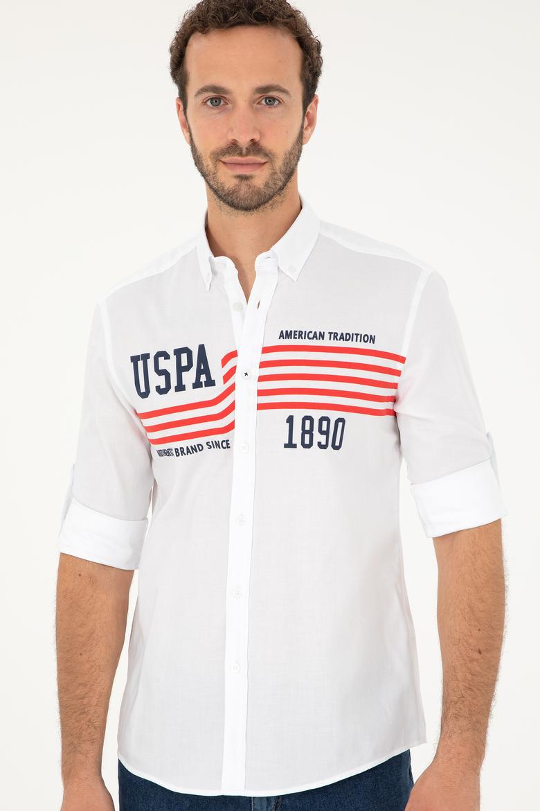 Erkek Beyaz Uzun Kollu Gömlek - 50284652013